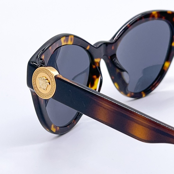 NEW VERSACE VE4435F 108/87 WOMEN’S CAT EYE SUNGLASSES VERSACE VE4435 108/87 - Picture 5 of 12